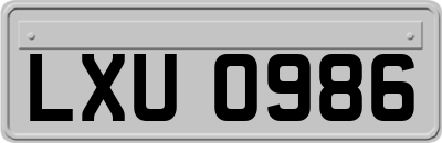 LXU0986