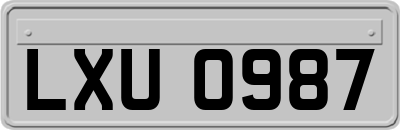 LXU0987