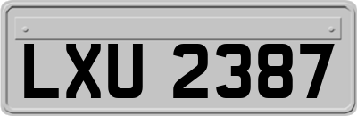 LXU2387