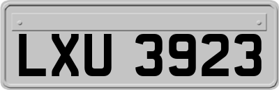 LXU3923