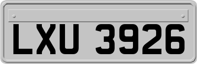 LXU3926