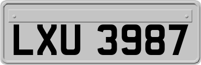 LXU3987
