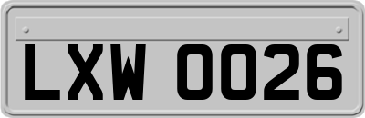 LXW0026