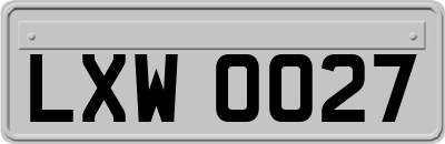 LXW0027