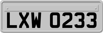 LXW0233