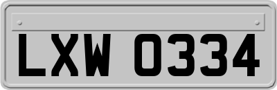 LXW0334