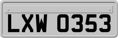 LXW0353