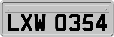 LXW0354