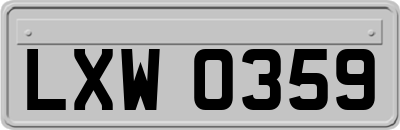 LXW0359