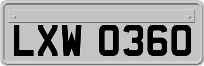 LXW0360