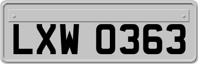 LXW0363