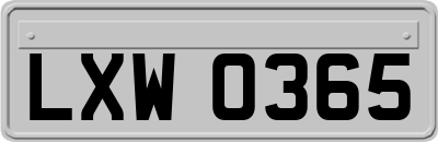 LXW0365