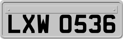 LXW0536