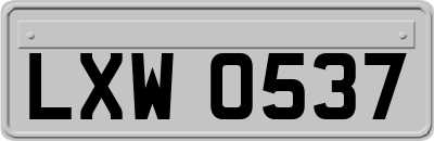 LXW0537