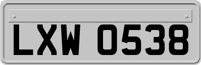LXW0538