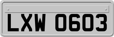 LXW0603