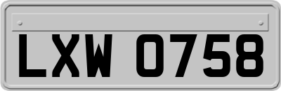 LXW0758