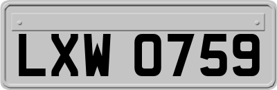 LXW0759