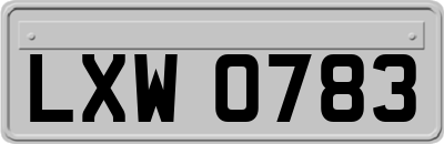 LXW0783