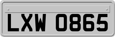 LXW0865