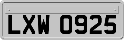 LXW0925