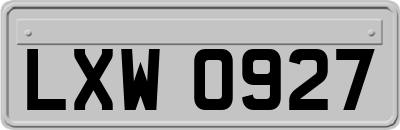 LXW0927