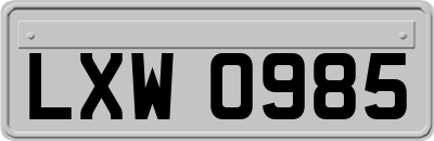 LXW0985