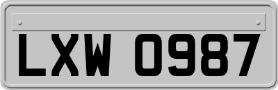 LXW0987