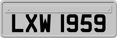 LXW1959