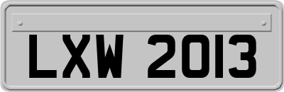 LXW2013