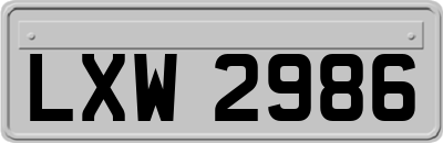 LXW2986