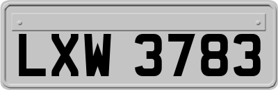 LXW3783