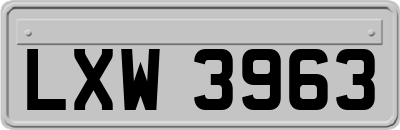 LXW3963