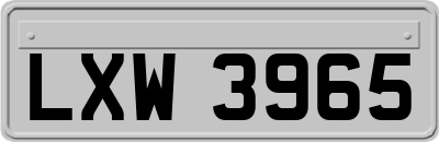 LXW3965