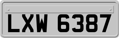 LXW6387