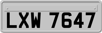LXW7647
