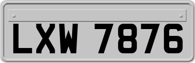 LXW7876