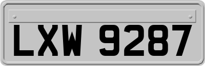 LXW9287