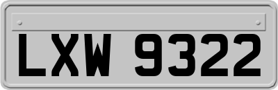 LXW9322