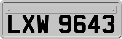 LXW9643