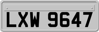 LXW9647