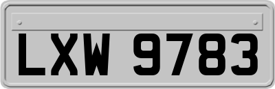 LXW9783