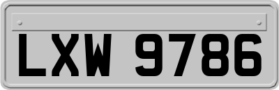 LXW9786