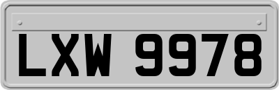 LXW9978