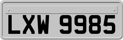 LXW9985
