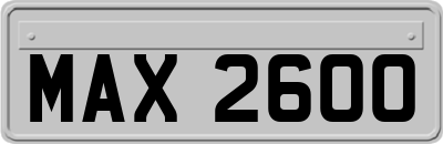 MAX2600