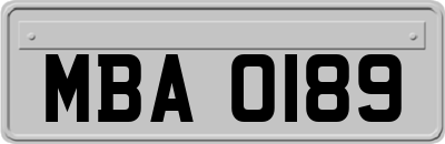MBA0189