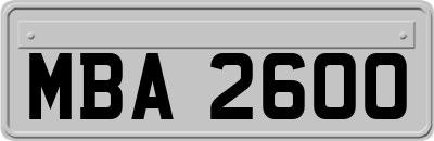 MBA2600