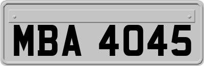 MBA4045