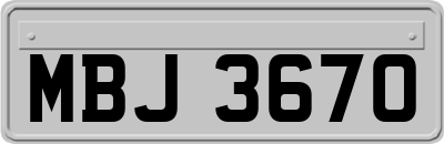 MBJ3670